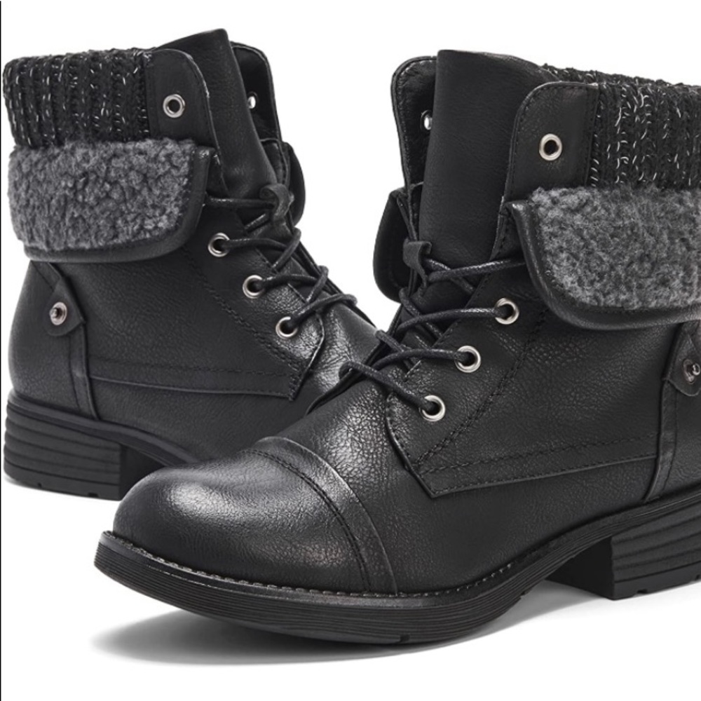 Fold down boots